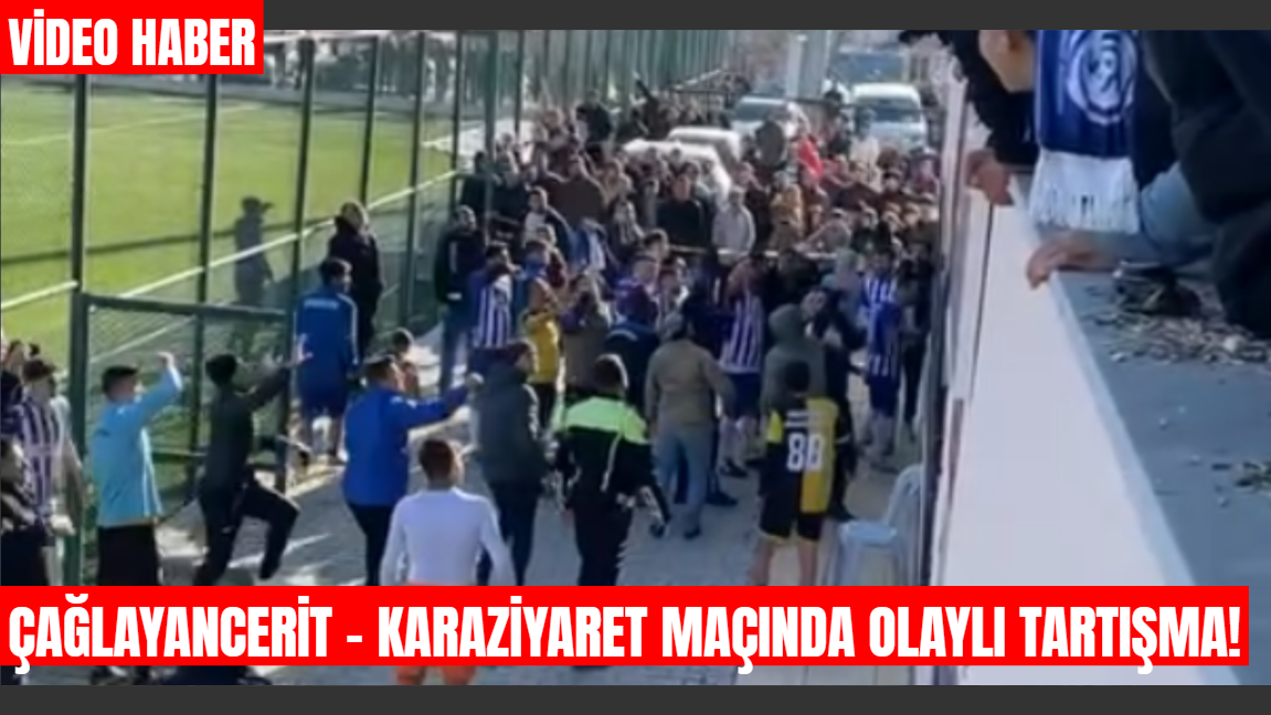 Çağlayancerit'te Olaylı Maç Sonu!